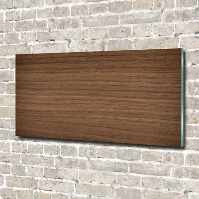 Produktbild von Tulup Glas-Bild -140x70- Wandkunst Dekorative Wand für Küche & Wohnzimmer - Sonstige - Holz - Braun