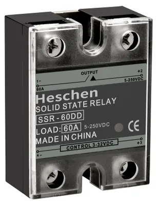 Solid State Relais SSR-60DD, 60 A, 24-220 VDC, 4-32 VDC Eingang