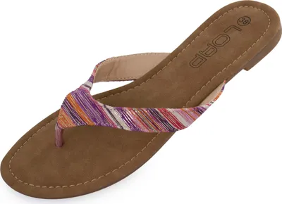 Produktbild von Damen-Flip-Flops Loap Herba Brown - 37