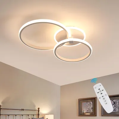 Produktbild von Comely LED Deckenlampe Dimmbar 42W 4700LM Deckenlampe Wohnzimmer, Weiß