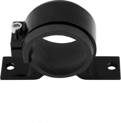 Produktbild von Kraftstoffpumpenhalter Klemhalter, Aluminiumlegierung 50 Mm Kraftstoffpumpen Montagehalter Einzelne Filterklemhalter (Schwarz)