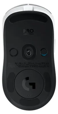 Zdjęcie produktu dla Logitech G PRO 2 LIGHTSPEED Mouse, Oburęczny, Optyczny, RF Wireless, 32000 DPI, 1 ms, Biały