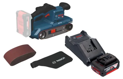 Immagine prodotto di Levigatrice a nastro a batteria Bosch GBS 18V-75 18 V 76 x 533 mm Brushless + 1x batteria 5,0 Ah + caricabatterie