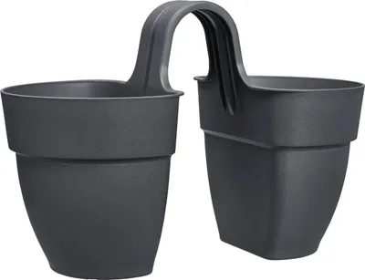 Obrázek produktu pro ELHO Květináč Vibia Campana Twin, antracitová
