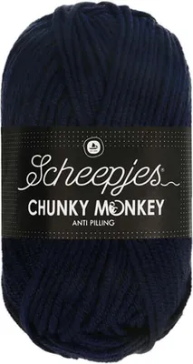 Zdjęcie produktu dla Włóczka Scheepjes Chunky Monkey 100 g - 1011 ciemny granat