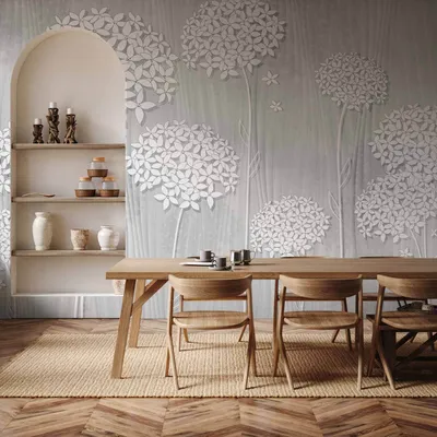 Produktbild von Vlies Fototapete - Delicate Shade 350x256 cm Blumen b-C-0008-a-d