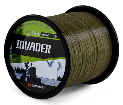 Obrázek produktu pro Vlasec Invader Ultra Mono 1200 m / 0,30 mm - Olivově zelený