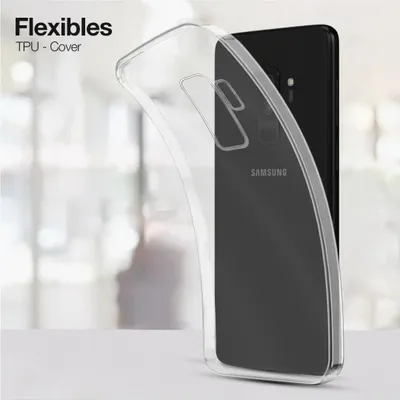 Produktbild von Slim Cover für Samsung Galaxy S9+ Hülle Transparent Flexibel Elastisch Backcover Schutzhülle Handyhülle