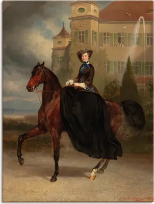 Produktbild von ARTland Leinwandbild Kaiserin Elisabeth von Österreich Größe: 45x60 cm