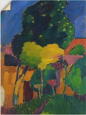 Produktbild von ARTland Wandbild, selbstklebend Murnau. 1908 Größe: 45x60 cm