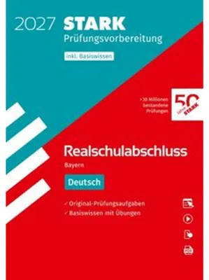 Immagine prodotto di STARK Deutsch - Realschulabschluss 2027 Bayern - Prüfungsvorbereitung inkl. Basistraining