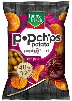 Obrázek produktu pro funny frisch Popchips BBQ Style bramborový snack s příchutí BBQ 80g