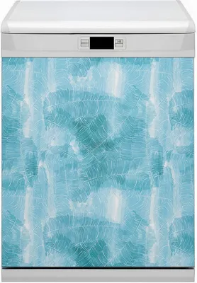 Produktbild von Abwaschbar 60x80 cm Geschirrspüle Magnetmatte Küche Dekorative  - Tropenmuster