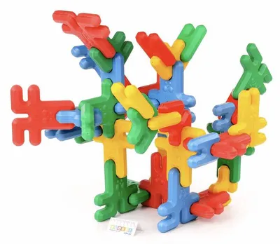 Zdjęcie produktu dla Domino – duże klocki konstrukcyjne 3D – 40 elementów (3 kształty, 3–16 cm, kolorowa zabawka edukacyjna, certyfikat EN71/CE) – od 2 lat