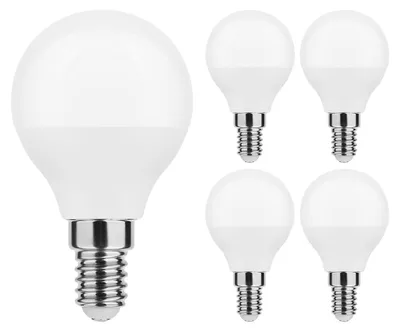 Produktbild von Modee E14 LED Filamentlampe G45 4,9W 470lm 4000K Neutralweiß 5 Stück