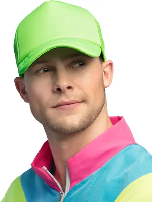 Immagine prodotto di berretto verde neon per adulti - taglia unica