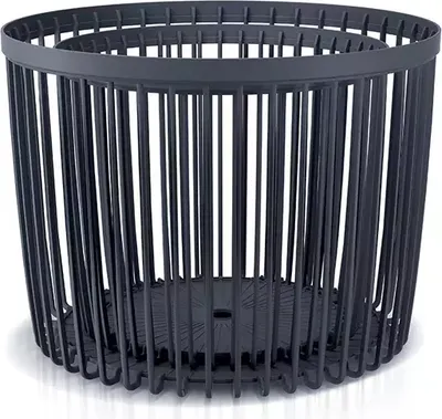 Produktbild von nabbi Universalkorb aus Kunststoff (2 Stck) ICLU3S 50/100 l - Anthrazit