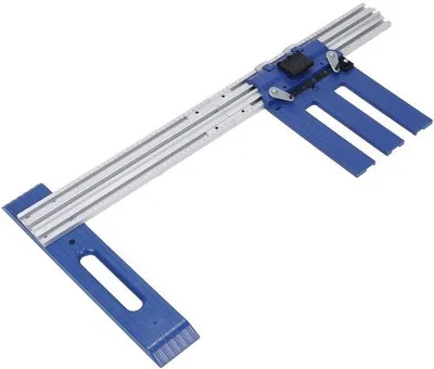 Productafbeelding van Aluminiumgeleider voor houtbewerking - Snijbereik 0-65 cm - Nauwkeurig - Eenvoudige aanpassing - Snijgeleider
