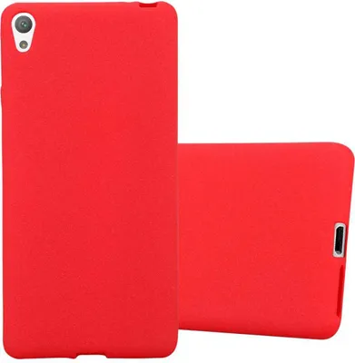 Image de Cadorabo Housse pour Sony Xperia E5 Housse en rouge Housse téléphone portable TPU Etui Cover Case