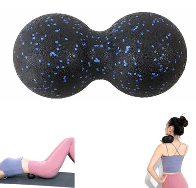 Immagine prodotto di Set di due palline per massaggio, "Pinda Bal Motion", ideali per esercizi di rilascio miofasciale e per alleviare il dolore, confezione da 1 pezzo