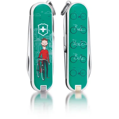 Produktbild von Victorinox Taschenwerkzeug Classic 58 mm Ride Your Bike, 0.6223.L1508
