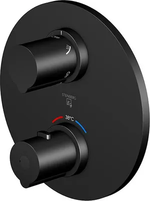 Produktbild von Steinberg Serie 100 Fertigmontageset für Unterputzthermostat mit 3-Wege-Umsteller, 10041233S