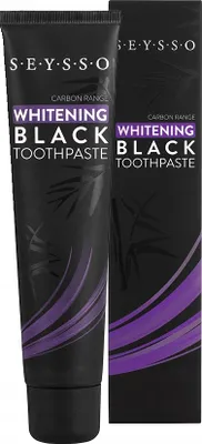 Obrázok produktu pre Seysso Carbon Black bieliaca zubná pasta s aktívnym uhlím 75 ml