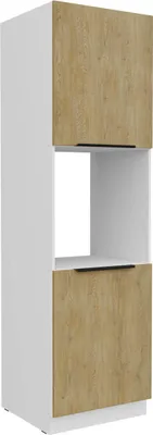 Produktbild von Backofenumbauschrank Cremona weiß 60 DP-210 2F