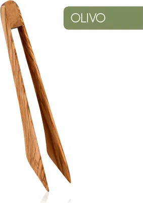 Image de Pince De Service Bois D'olivier Metaltex