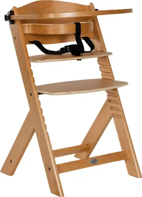 Produktbild von TWF Boris Mitwachsender Stuhl - Natur | Hochstuhl aus Holz