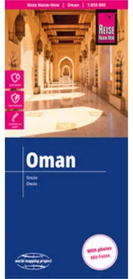 Immagine prodotto di Mappa dell'Oman di Reise Know-How (1:850.000)