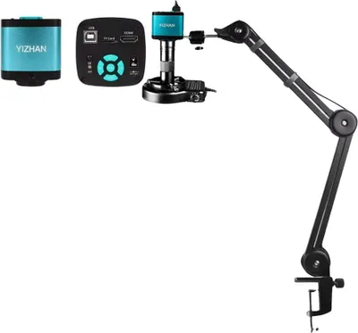 Image de Microscope numérique, résolution 48MP, connexion HDMI et USB, kit 4K 48MP 150x
