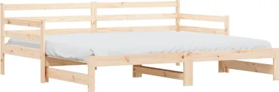 Obrázok produktu pre vidaXL Rozkladacia posteľ 90x200 cm z masívneho borovicového dreva