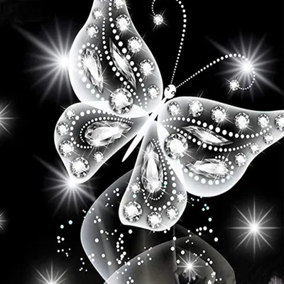 Produktbild von DIY 5D Diamant Painting Set, Diamond Painting kristall Strass Diamant Stickerei gemälde für wohnkultur,Schmetterling Style 01 (30x30cm)