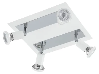 Immagine prodotto di Eglo 94962 Sarria Spot quadrato 4 luci cromo bianco