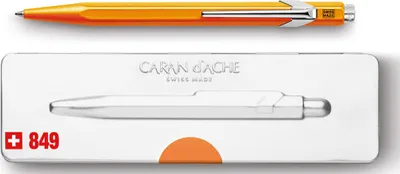 Produktbild von CARAN D'ACHE Druckkugelschreiber 849 POPLINE FLUO orange