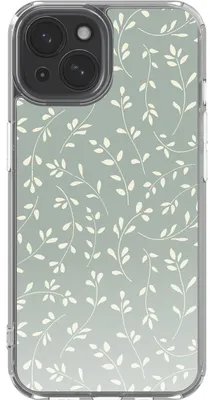 Obrázok produktu pre imoshion Design puzdro pre Apple iPhone 15 - Smoke Green Flowers