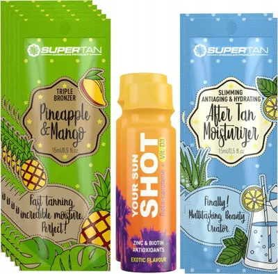 Obrázek produktu pro Supertan Ananas & Mango 5x 15ml trojitý bronzer +