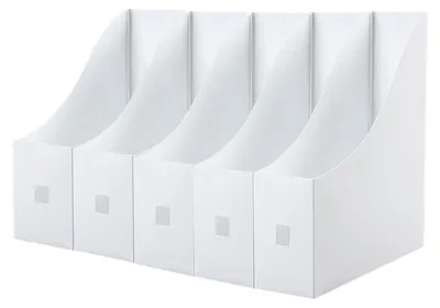 Produktbild von Set von 5 Faltbaren Zeitschriftenhaltern für den Schreibtisch