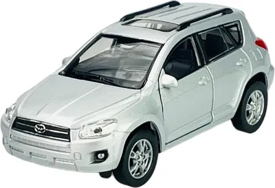 Immagine prodotto di Welly Toyota Rav 4 argento 1:34-1:39 Modello in metallo pressofuso Nuovo nella confezione  43640