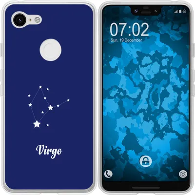 Produktbild von PhoneNatic Case kompatibel mit Google Pixel 3 XL Silikon-Hülle SternzeichenVirgo M2