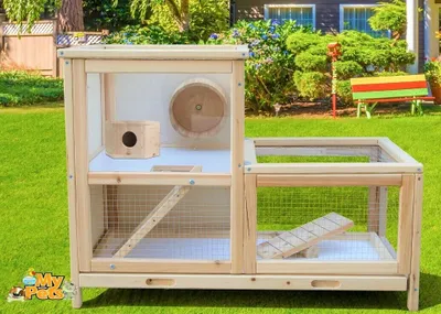 Produktbild von Kleintierkäfig SMARTY XL Nagerkäfig Hamsterkäfig Stall Meerschweinchen Käfig
