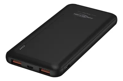 Produktbild von ANSMANN Powerbank 10000mAh Schnellladefunktion 20W, 2 USB & 1 USB Type-C Port