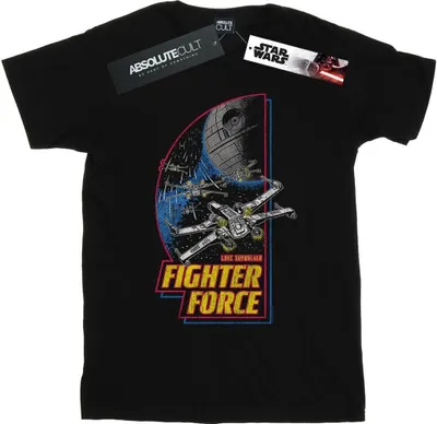 Produktbild von Star Wars - "Fighter Force" T-Shirt für Herren BI46602 (3XL) (Schwarz)