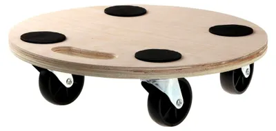 Produktbild von Rollbrett Transportroller Fassroller Möbelroller Blumenroller 200kg Rund 380mm