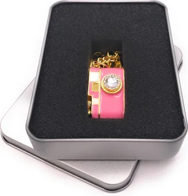 Zdjęcie produktu dla Onwomania Camera Cam Gold Pink Pamięć flash USB w aluminiowym pudełku prezentowym 16 GB USB 2.0