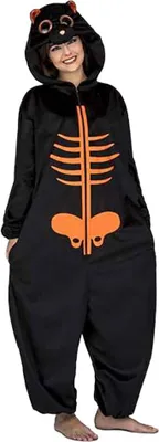 Produktbild von Mom Big Eyes Skelettmann Brauch Schwarz M-L Schwarz M-L