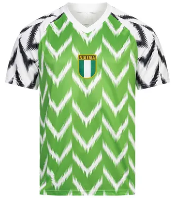 Produktbild von JELEX Herren Nigeria Trikot Retro History green L