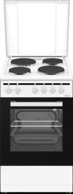 Produktbild von PKM EH4-50KPGDQ Stand-Elektroherd 50 cm mit Massekochfeld 4 Platten