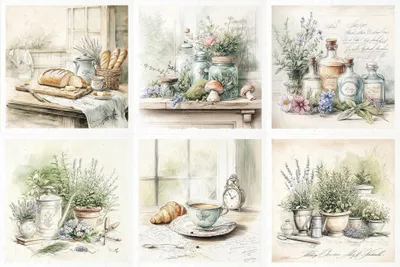 Produktbild von Reispapier-Set 14,8×14,8 cm – RSM169 – Rentiere im Winterwald – ITD Collection